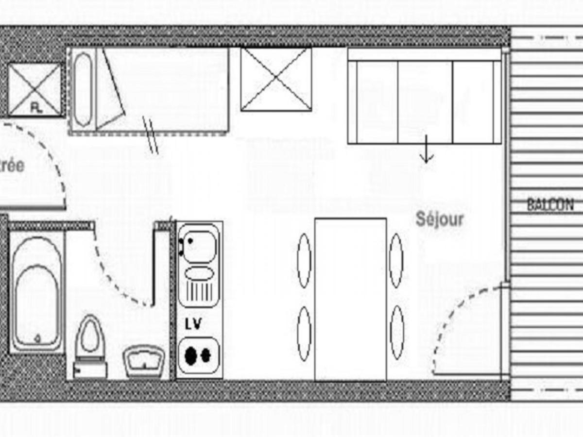 Studio Entierement Renove Centre Station Balcon - Fr-1-344-607 Apartman Saint-Martin-de-Belleville Kültér fotó